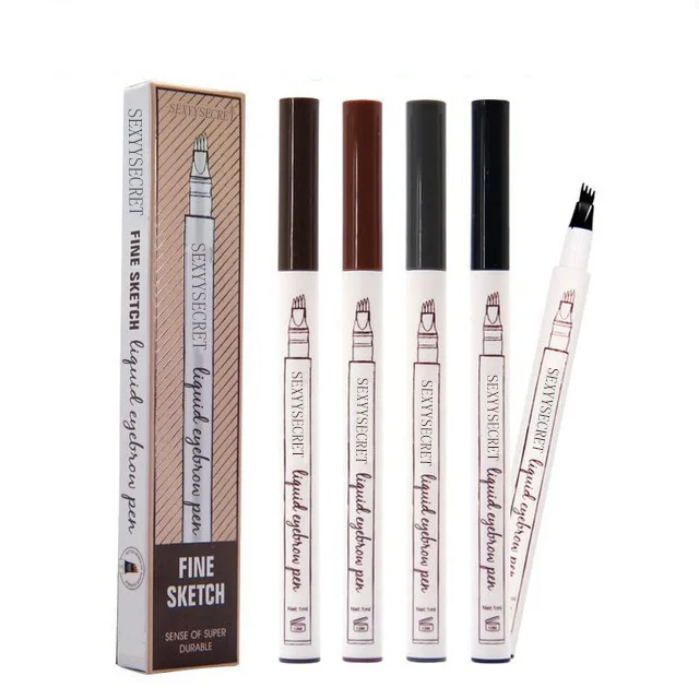

Four Eyebrow Pencils, Extremely Fine, Waterproof Liq