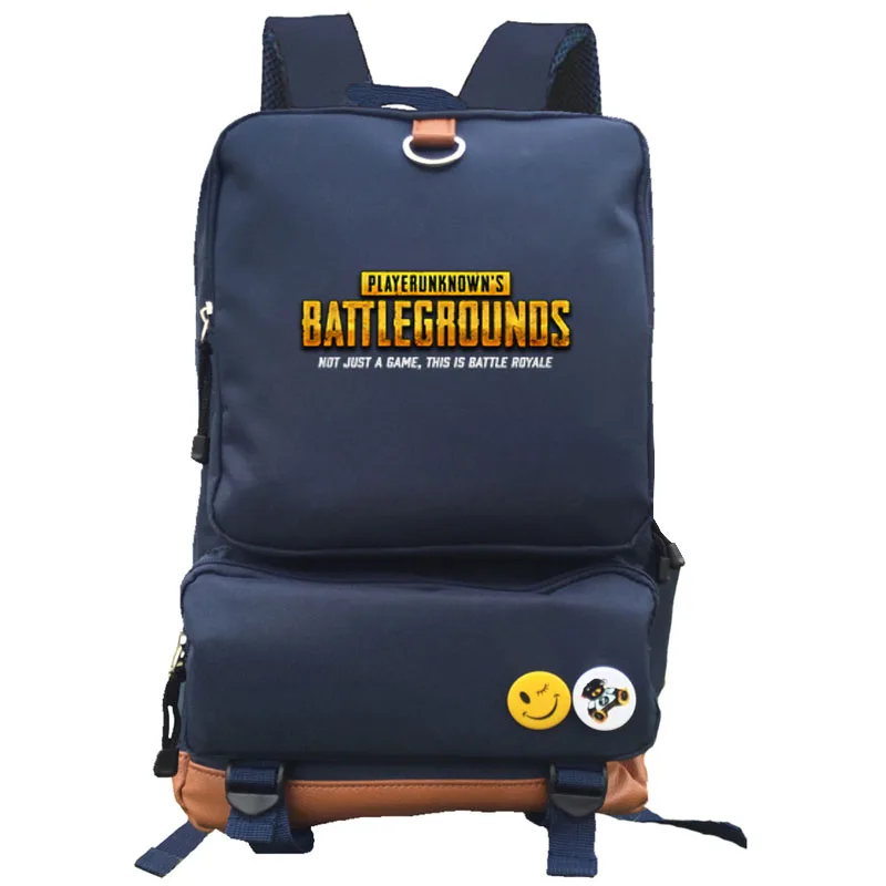 style1 blue BATTLEGROUNDS рюкзаки с принтами из игр Школьный Рюкзак Для Путешествий Повседневный Рюкзак - Цвет: style1 blue