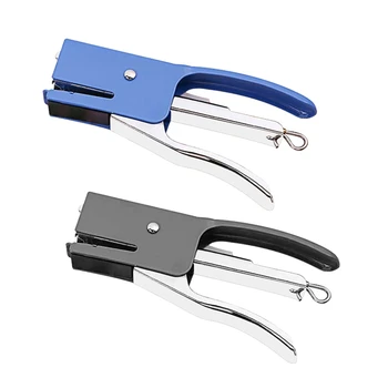 

Random Color Hand-held Stapler No.12. Uniform Stapler Portable And Lovely Metal Rod Movement Office Supplies