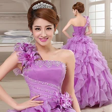 Бальное платье из органзы с бисером и рюшами на одно плечо бальные платья красивые вечерние платья Vestidos