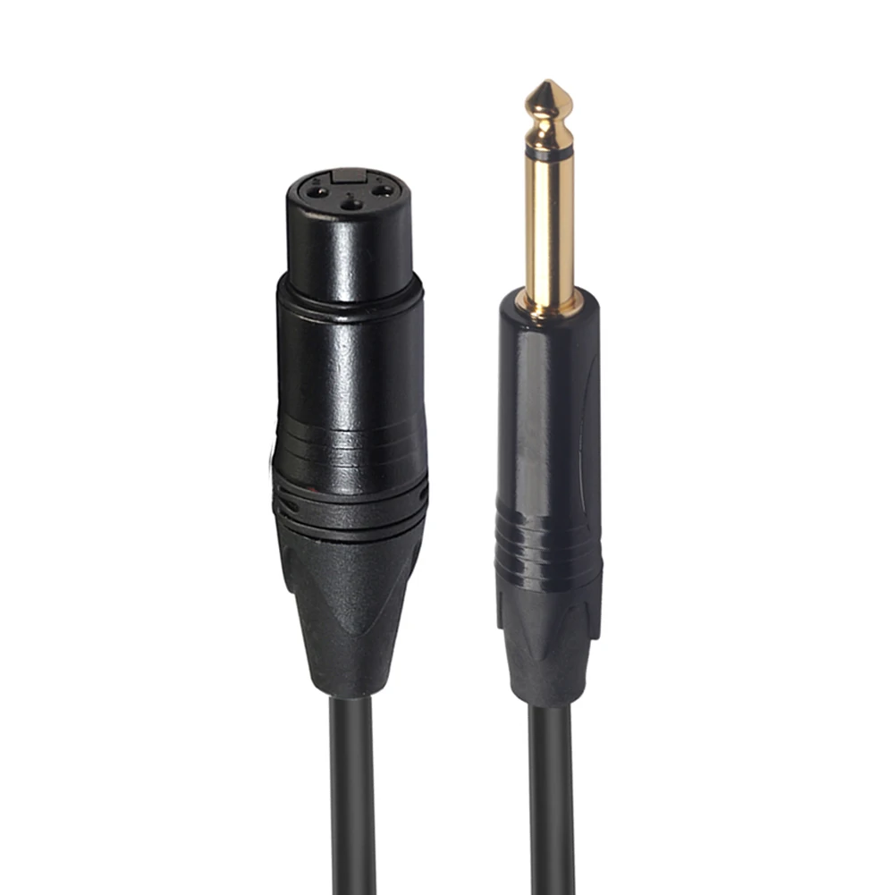 3 м одноканальный штекер для Cannon XLR Female 6,35 мм аудио кабель соединительный провод