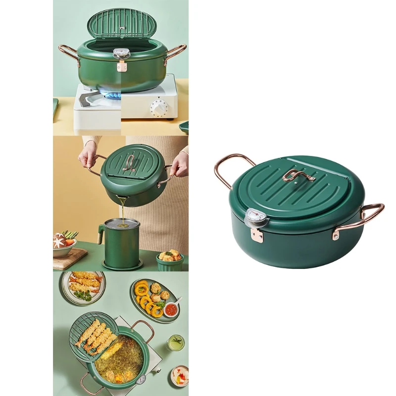 

Japanese Style Tempura Frying Pan Household Mini Non-stick Induction Cooker Gas Frying Pan Japanese Small Pan Frying Pan