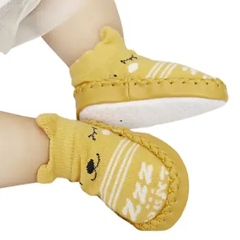 

Cartoon Baby Shoes Floor Socks Anti Slip Toddler Cotton Indoor Walk Learning New