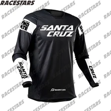 Lycra koszulka zjazdowa Sport Enduro Moto Cross T koszula z długim rękawem mężczyzn jazda na rowerze rower odzież MTB DH MX Vtt bluzka Offroad