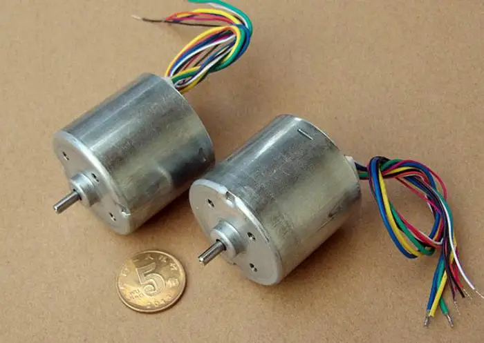 Шариковый подшипник DC12V 10000 фазовое переключение восьмипроводной с Холлом постоянного тока бесщеточный мотор высокий крутящий момент