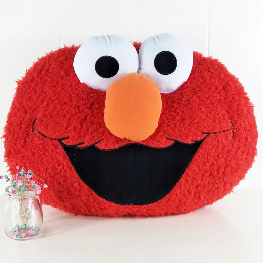 Детская мягкая игрушка Улица Сезам Elmo плюшевая подушка elmo красная подушка|Мягкие