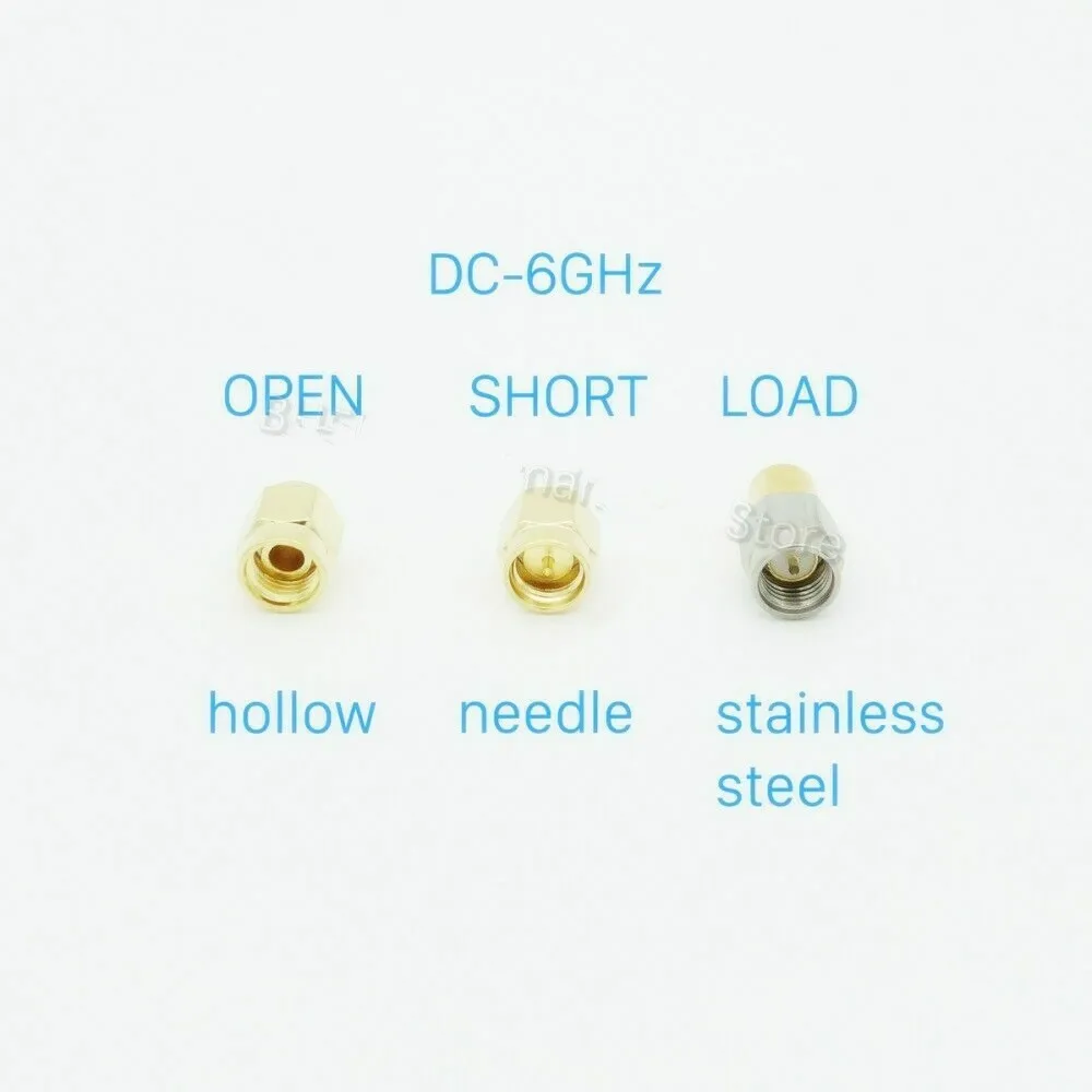 SMA TAX OPEN SHORT 50 OHM RF Termination NanoVNA Calibration Kit DC-6GHz