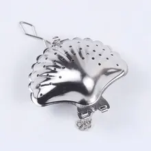 Ситечко для чая в форме Раковины из нержавеющей стали, Травяные специи, фильтр для заварки листьев, диффузор, инструменты для чая, посуда для напитков