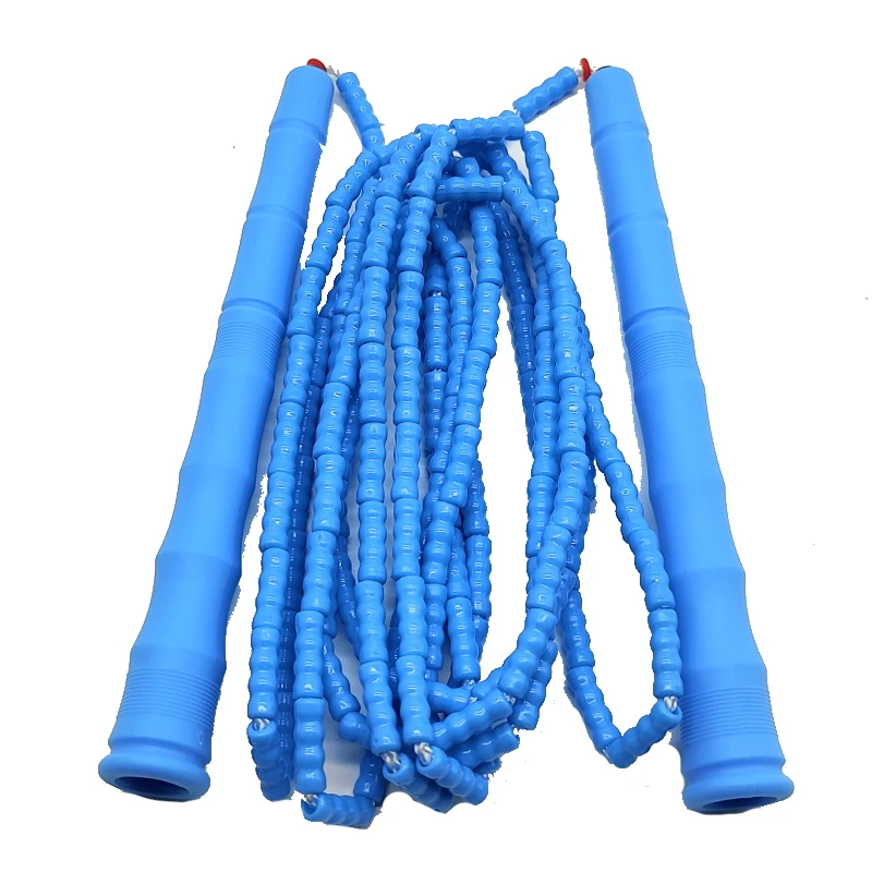 3 meter rope length between 21cm handles Beaded jump rope skipping rope fitness freestyle skip jumpping crossfit long handle 3