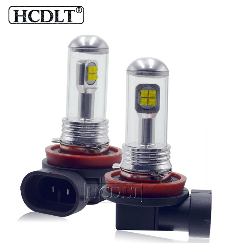 HCDLT из 2 предметов высокого Мощность светодиодный H1 H3 H7 H8 H9 H11 9005 HB3 9006 HB4