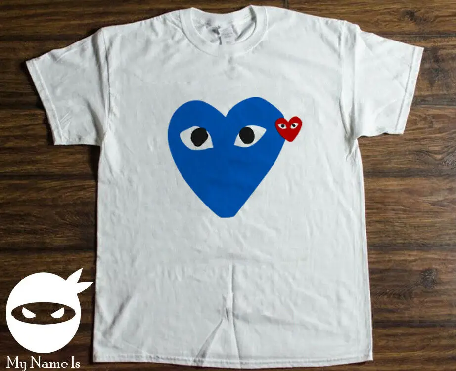 

LIMITED EDITION!! comme des carcons pla by Size glidan Shirt Tee Reprint USA Size Long Sleeve Hoddies unisex hoddie short sleeve