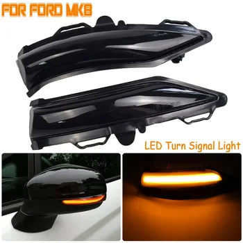 

Car Dynamic Turn Signal Light LED For Ford Fiesta MK7 2008-2017 MK8 19+ Side Wing Mirror Indicator Blinker Lamp