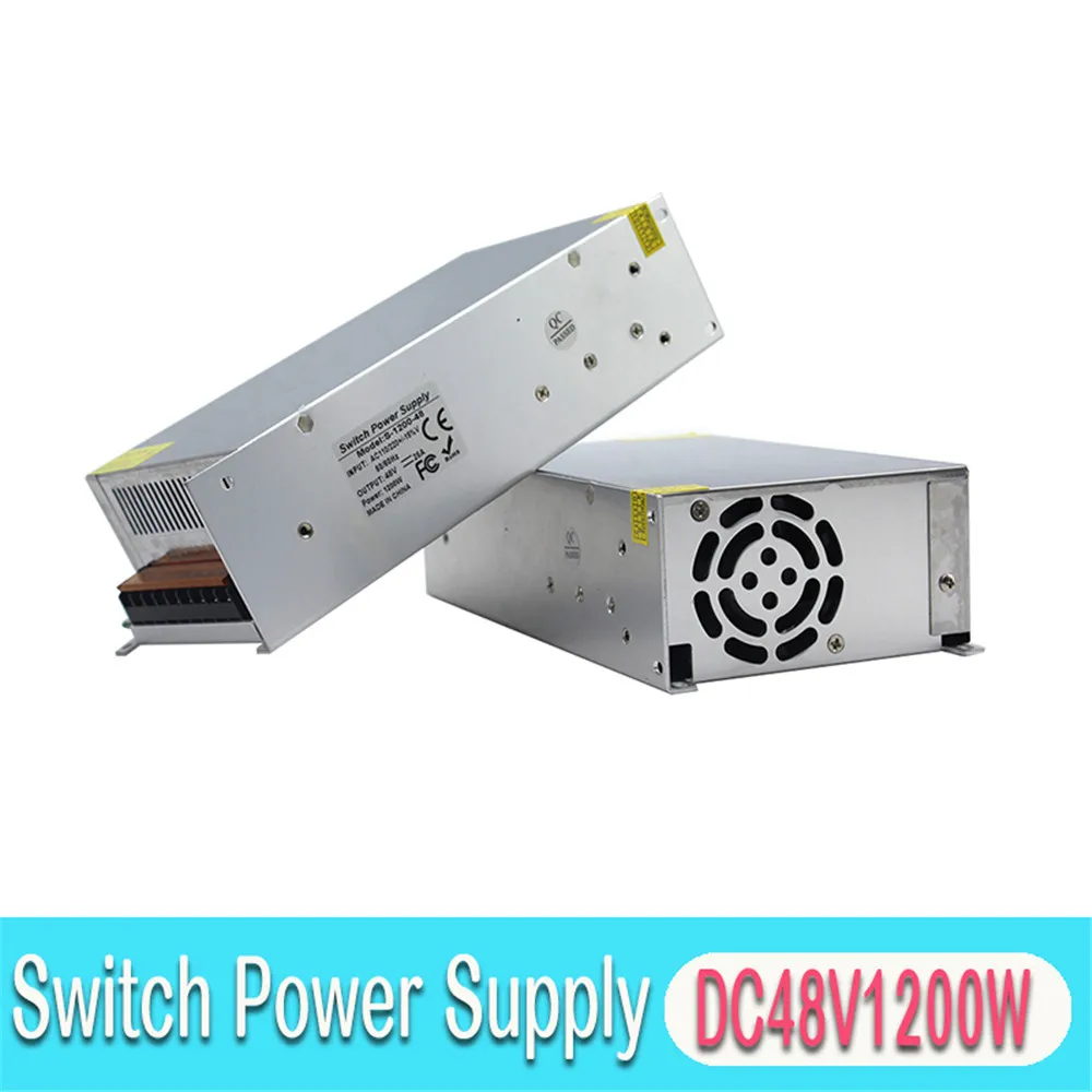 

Switching Power Supply DC 12V 18V 24V 30V 36V 42V 48V 60V 1200W Lighting Transformers 220V 110V AC-DC SMPS For Light CNC CCTV
