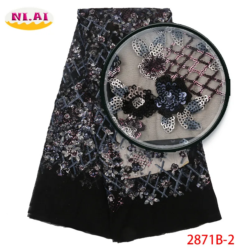 Ткань 3D кружево ручной работы, роскошный дизайн нигерийская кружевная ткань, новейшая африканская кружевная ткань для свадьбы Mr2871b