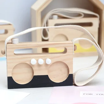 

1PCS Radio Toy Pendants Nordic Lovely Kids Recorder Figurines Crafts Wall Hanging Ornaments Baby Shower Birthday Room Decor Gift