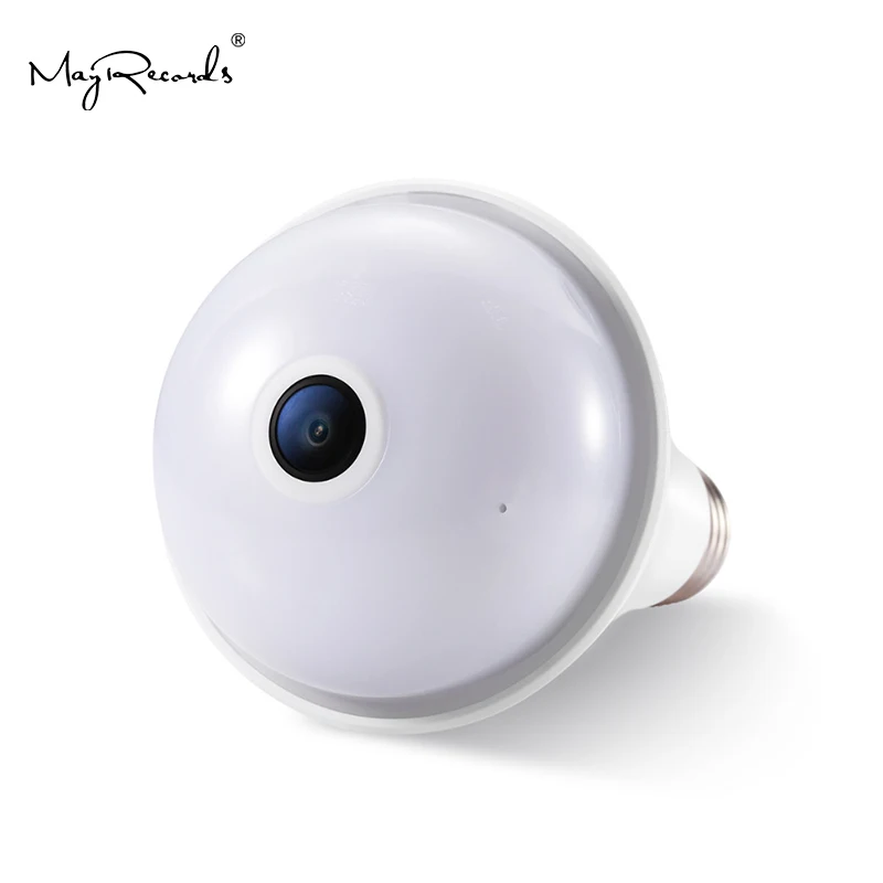 ESCAM QP137 лампа 2MP HD 1080P 360 градусов панорамный Bluetooth динамик IP камера|Камеры