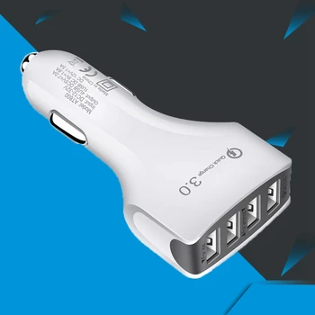 

Universal Car Charger Quick Charge Multi USB 4 Ports Phone Fast Charging