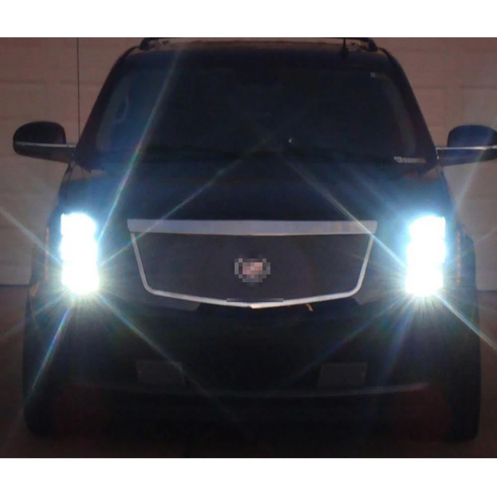 6 шт. Белый светодиодный Противотуманные фары DRL Лампочки комбо для Cadillac Escalade 2007