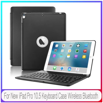 

For New iPad Pro 10.5 2017 Keyboard Case Wireless Bluetooth Keyboard Cover for iPad Pro 10.5 inch 7 Colors Backlit Stand Case