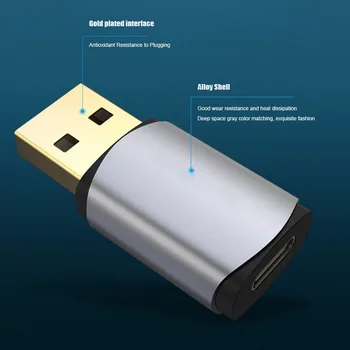 

USB Headset Two in One Sound Card External USB Sound Card Type-C Headset Computer Free Drive Sound Card VH99