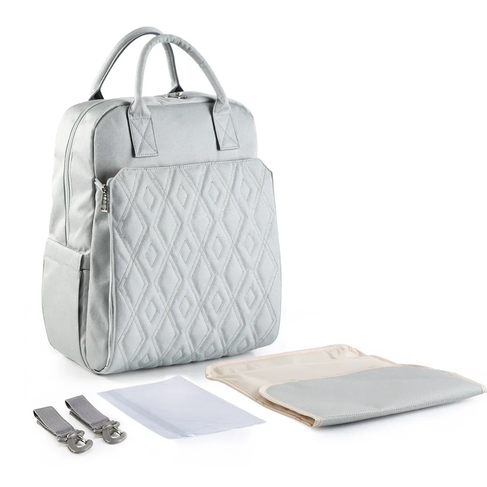 Nylon Backpack Backpack Waterproof Multifunctional Large Capacity Mummy Bag Baby Bottle Insulation Travel Backpack Bags for Mom