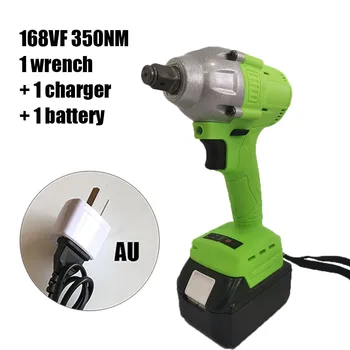 

168VF 350NM Electric Cordless Impact Wrench Drill With LED Light & Battery