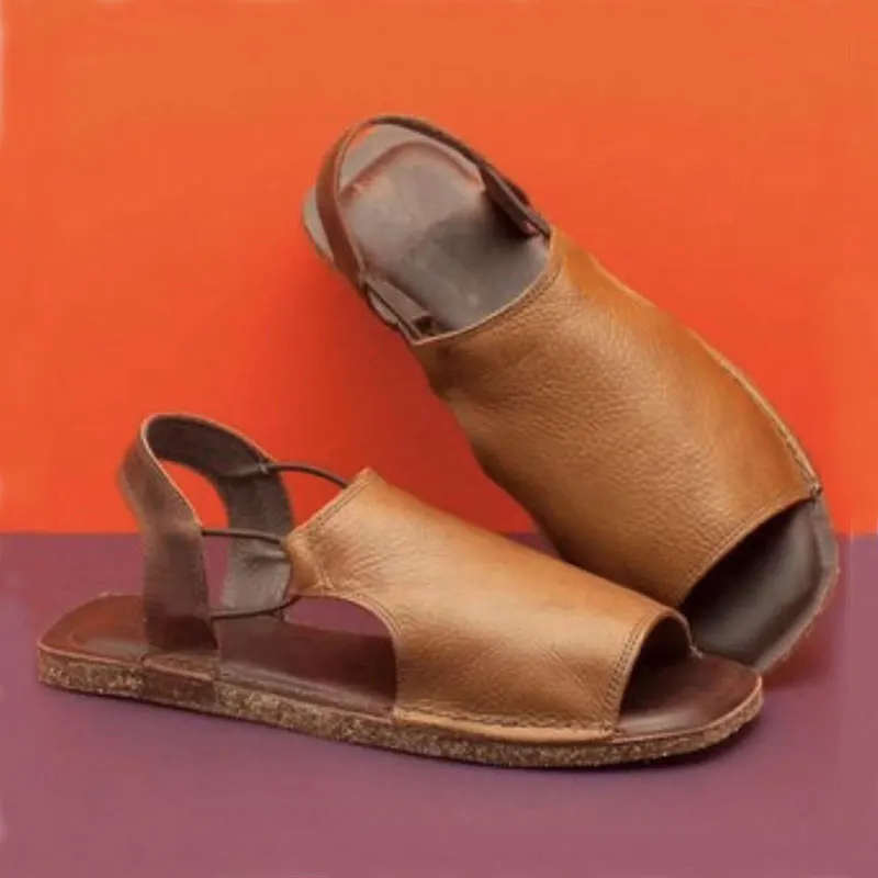 comfortable sandals with backstrap