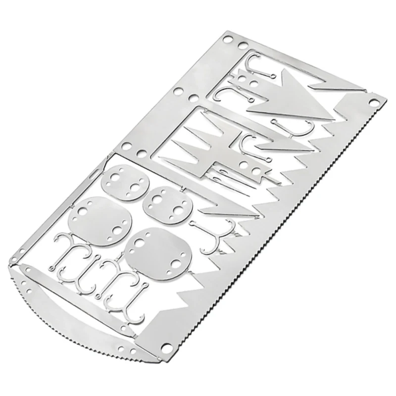 

22 In 1 Hunting Emergency Survival EDC Kit Fishing Gear Credit Card Multi-Tool Outdoor Camping Survival Tools