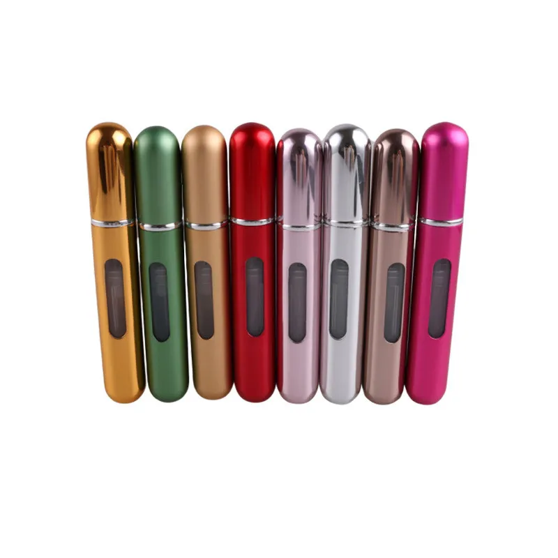 

Fashion Mini Perfume Bottle Refillable Canned Air Spray Bottom Pump Perfume Atomization for Travel 8ml Travel Needs
