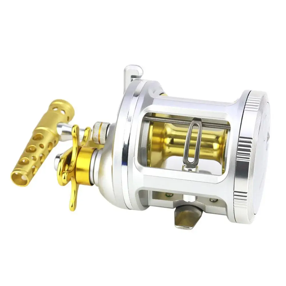 

DSstyles Professional Fishing Supplies Trolling Fishing Reel Right Hand Fishing Spinning Reel 15 Ball Bearings Saltwater Reels