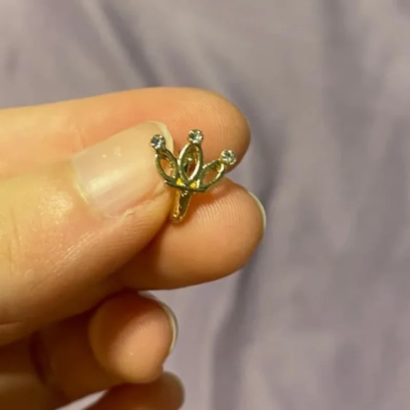 Anello Al Naso Falso A Forma Di Serpente - Oro, Senza Piercing, Stile Punk - Foto 3