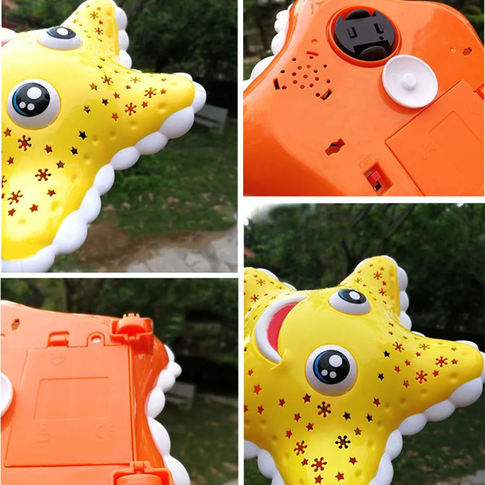 Storyteller Toy with LED Light Projection Baby Story Learning Machines Starfish Shape Children Educational Learning Toy Gift Storyteller Toy with LED Light Projection Baby Story Learning Machines Starfish Shape Children Educational Learning Toy Gift