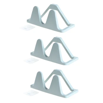 

3pvs/set Wall-mounted Shoe Rack Sticky Hanging Shoe Storage Holder Shelf Slipper Rack Holder Home Storage Organizer