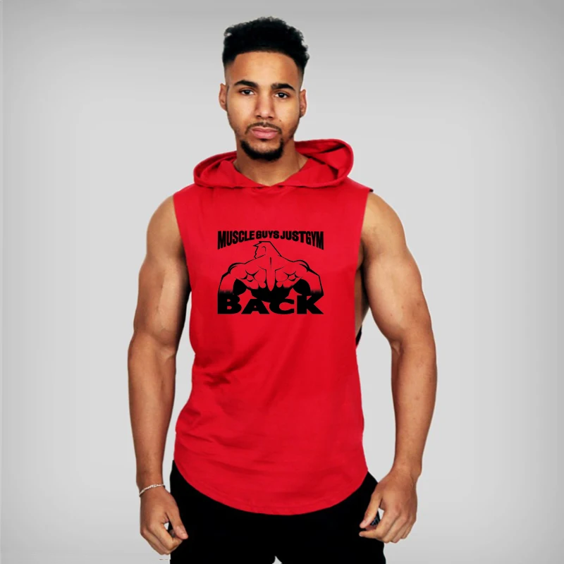 Debardeur Sans Manches Homme Débardeur à Capuche Pour Homme Veste