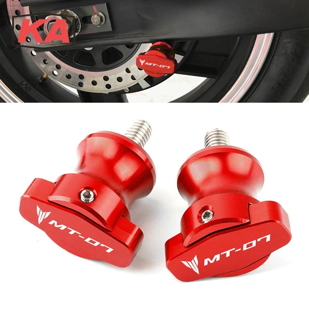 

For Yamaha TRACER700 MT09 MT07 TRACER 900 700 GT 900GT MT 07 09 2014-2021 Motorcycle 6MM CNC Swingarm Spools Stand Screws Slider