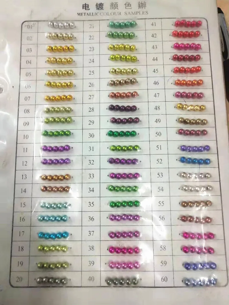 GLASS BEADS COLOR