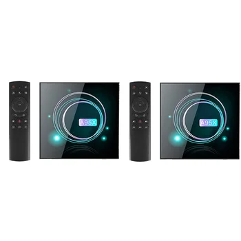 

A95X F3 SLIM Amlogic S905X3 4GB RAM 32GB ROM 5G WIFI Bluetooth 4.0 Android 9.0 4K 8K VP9 H.265 TV Box Support Voice Control