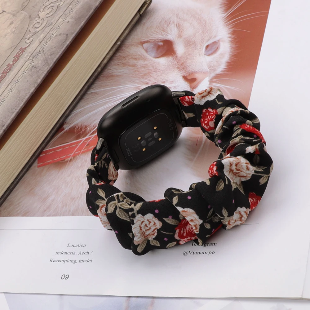 Elastic Band Watch Strap For Fitbit Versa Elastic Fabric Fitbit