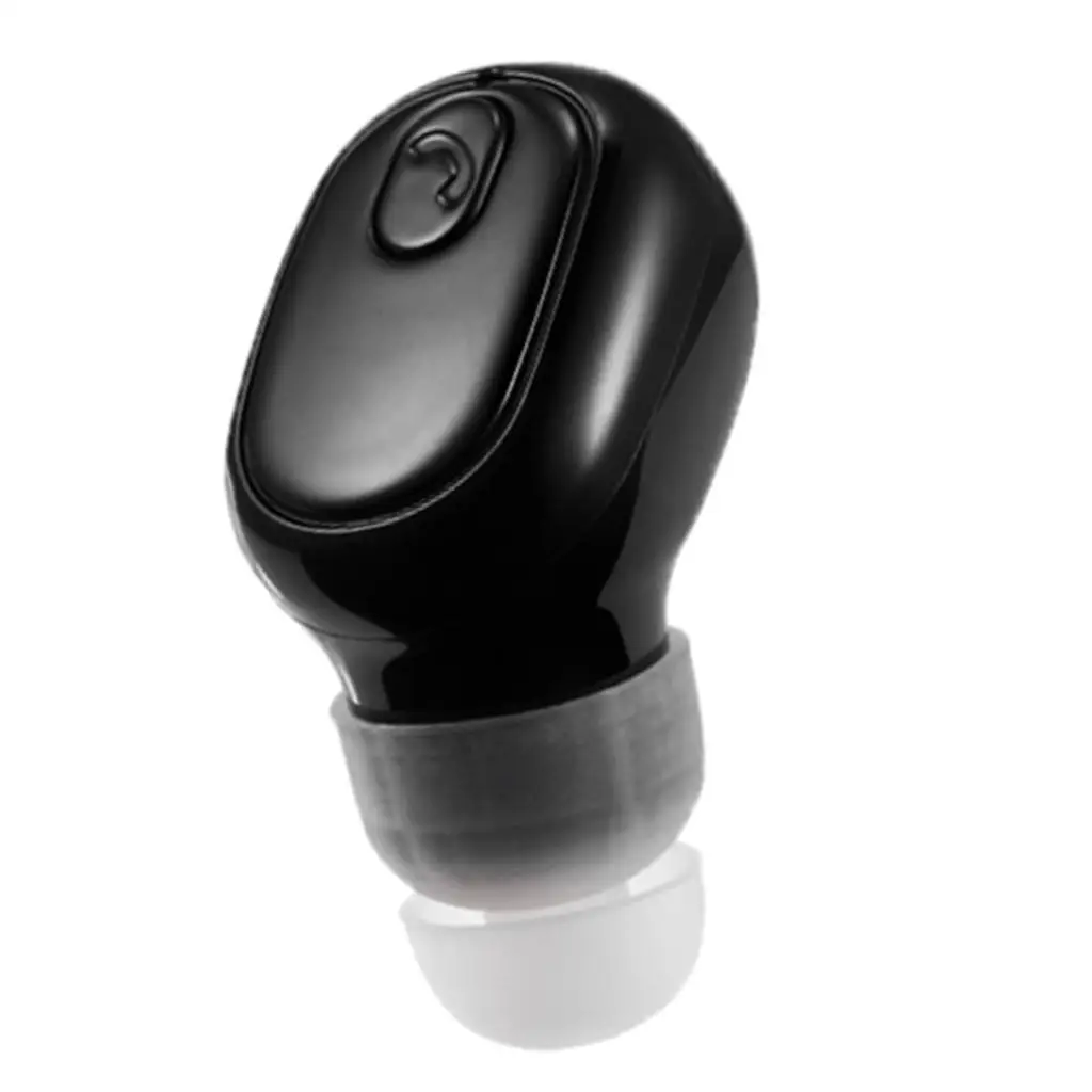 Bluetooth Earpiece V5.0 Mini Single Bluetooth Earbud Smallest Wireless Headphones Noise Cancelling Mic