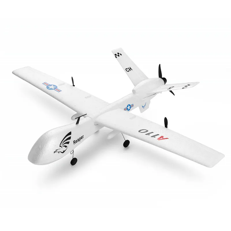 

Weili XK A110-Predator MQ-9 Three-Channel Fixed-Wing Remote Control Glider DIY Assembled Airplane Model Toy