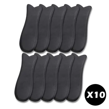 

10pcs Black Guasha Massage Scraping Board Bianstone Obsidian Jade Stone Acupoints Plate SPA Therapy For Body Health Care Tools