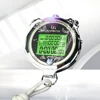Waterproof Stopwatch Timer Luminous A Thousandth 0.001 Second 100 Channels Memory Stopwatch For Running Training Track Field 3