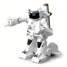 Боевая радиоуправляемая игрушка 10 м, забавная игрушка на пульте дистанционного управления, мини-игра, модель, Интерактивная детская Рождественская зарядка, 25 минут, робот