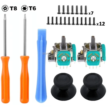 

2 pcs 3D Analog Joystick Stick Sensor Module Potentiometers & Thumbsticks for Microsoft XBox One 1 Wireless Controller