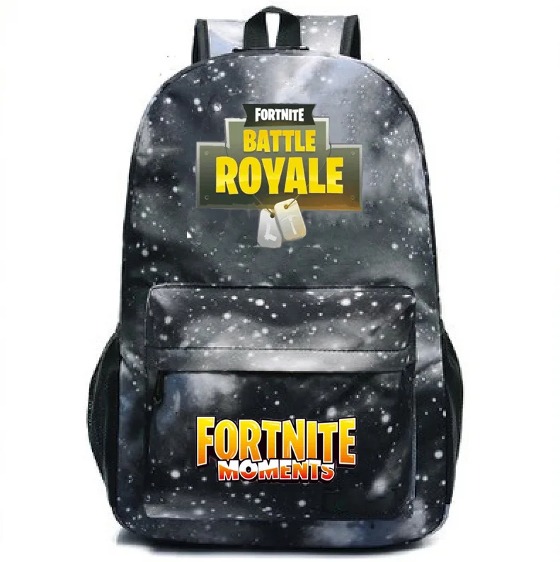 

Fortnite Game Mobilefortress Night Luminous Shoulder Backpack Student School Bag Men And Women Backpack Cross-Border