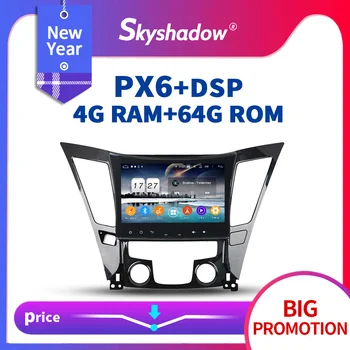 

PX6 DSP Android 9.0 4GB+ 64GB Car DVD Player RDS Radio Player GPS Wifi Bluetooth 5.0 For Hyundai SONATA I40 I45 I50 YF 2011-2014