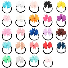 24 цвета, лента с бантом, нейлоновая детская лента для волос ручной работы, лента для волос в европейском и американском стиле, лидер продаж, Детская повязка на голову