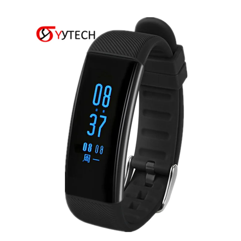 SYYTECH DB03 смарт-Браслет мониторинг сердечного ритма IP68 водонепроницаемый спортивный Шагомер Смарт-часы браслет для телефона Android