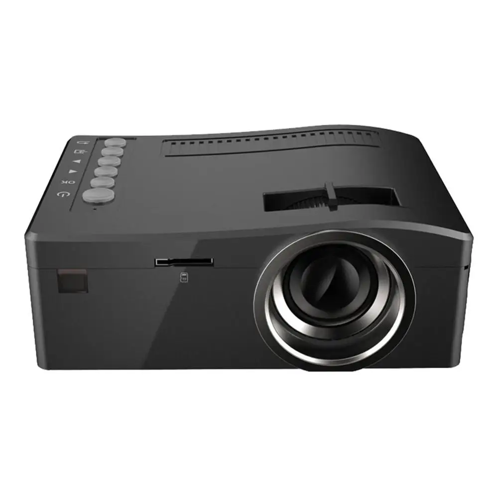 Uc18 Hd проектор для домашнего мини микропроектор для домашнего кинотеатра компьютера переносной Led-прожектор с Шум подавления техники