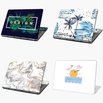 

Beach Watercolor Vacation Travel laptop sticker skin for MacBook HP Acer Dell ASUS Lenovo